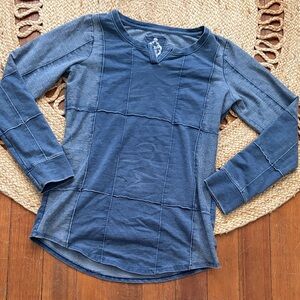 Ruff Hewn Relaxed Denim Blue Top